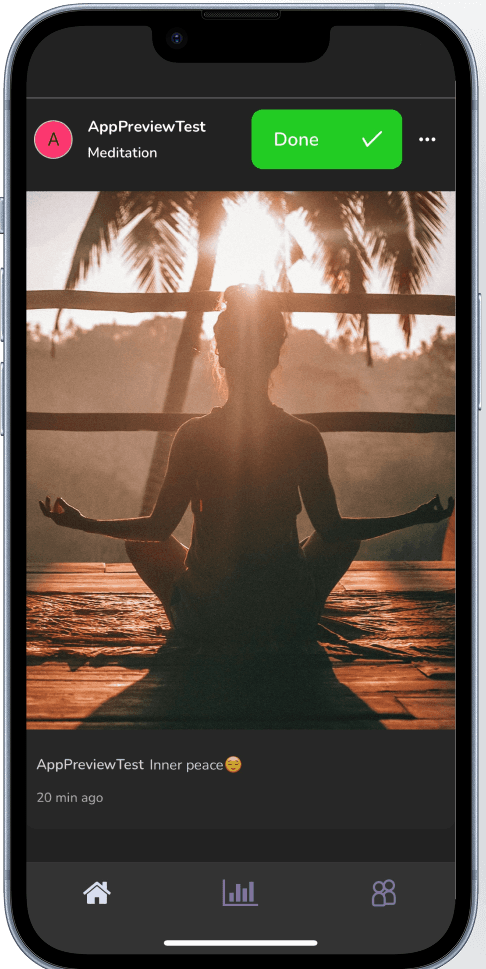 Antibum habit tracker app preview